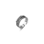 Fortune Jewel Copper Coin Wealth Luck Ring