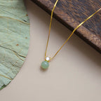 Fortune Jewel Lucky Bead Jade Prosperity Chain Necklace Pendant