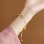 Fortune Jewel Auspicious Clouds Jade Pattern Luck Bracelet