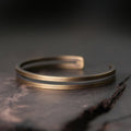Fortune Jewel Rustic Copper Luck Viking Cuff Bracelet