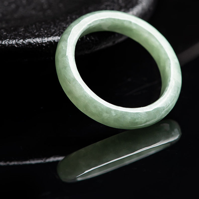 Fortune Jewel Natural Jade Prosperity Abundance Ring