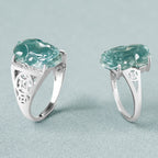 Fortune Jewel 925 Sterling Silver Fengshui Wealth Prosperity Jade PiXiu Luck Ring