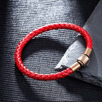 Fortune Jewel Vintage Leather Rope Luck Braid String Bracelet