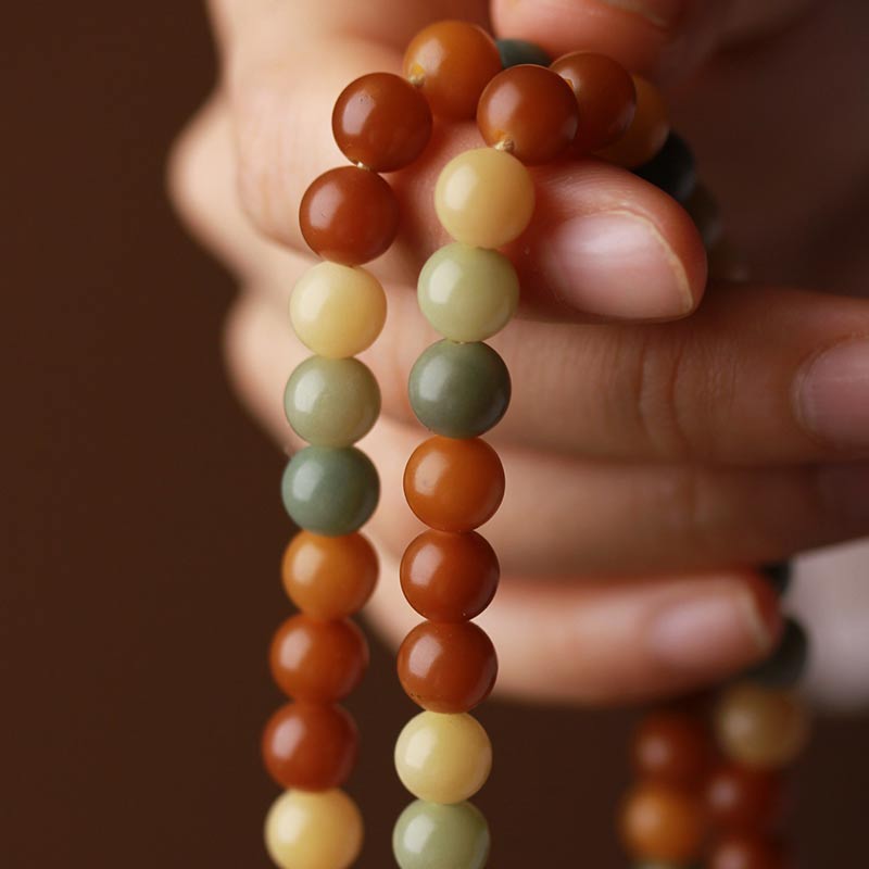 Fortune Jewel Bodhi Seed Mala Harmony Wisdom Bracelet