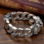 Fortune Jewel Leopard Pattern Healing Balance Chain Bracelet