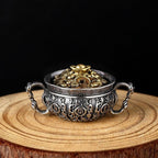 Fortune Jewel Treasure Bowl Copper Coin Ingots Wealth Necklace Pendant