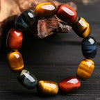 Fortune Jewel Natural Tiger Eye Healing Protection Bracelet