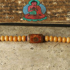 Fortune Jewel Tibet 108 Mala Beads Bodhi Seed Bagua Vajra Wealth Bracelet