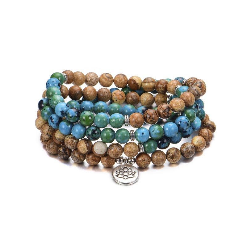 Fortune Jewel 108 Meditation Healing Multilayer Mala