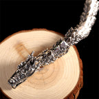 Fortune Jewel 925 Sterling Silver Dragon Luck Success Bracelet Bangle Fortune Jewel
