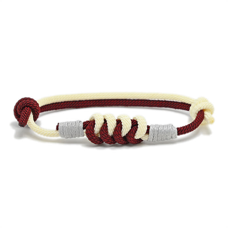 Fortune Jewel Simple Design King Kong Knot Strength Braid String Bracelet