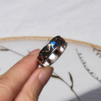 Fortune Jewel Colorful Elephant Carved Strength Adjustable Ring