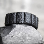 Fortune Jewel Vintage Ebony Wood Texture Peace Couple Bracelet