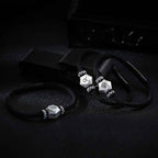 Fortune Jewel 999 Sterling Silver 12 Constellations of the Zodiac Protection Handmade String Bracelet