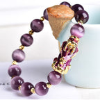 Feng Shui Pixiu Cat Eye Wealth Bracelet