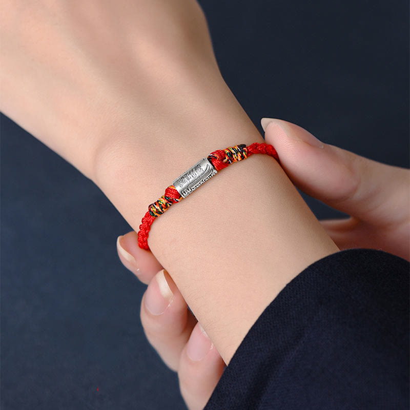 Fortune Jewel Handcrafted 925 Sterling Silver Everything Goes Well Design Protection Strength Bracelet Anklet