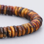 Fortune Jewel Tibetan Tiger Eye Om Mani Padme Hum Protection Power Bracelet
