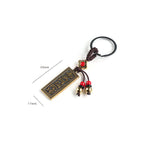 Fortune Jewel Namo Amitabha Peace Blessing Keychain Fortune Jewel
