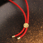 Fortune Jewel Colorful Zircon Copper Wealth Luck Rotation Bracelet Necklace Pendant