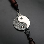 Fortune Jewel 990 Sterling Silver Yin Yang Balance Harmony Necklace Pendant Fortune Jewel