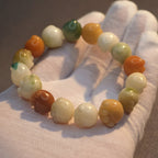 Fortune Jewel Multilayered Bodhi Seed Cute Cat Paw Calm Harmony Bracelet