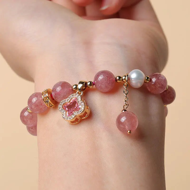 Fortune Jewel "Wishing Love and Sweet Blessings" Quartz Bracelet Includes Gift Message Card Fortune Jewel