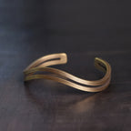 Fortune Jewel Rustic Copper Luck Viking Cuff Bracelet