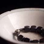 Fortune Jewel Tibetan Ebony Wood Dzi Bead Strength Bracelet