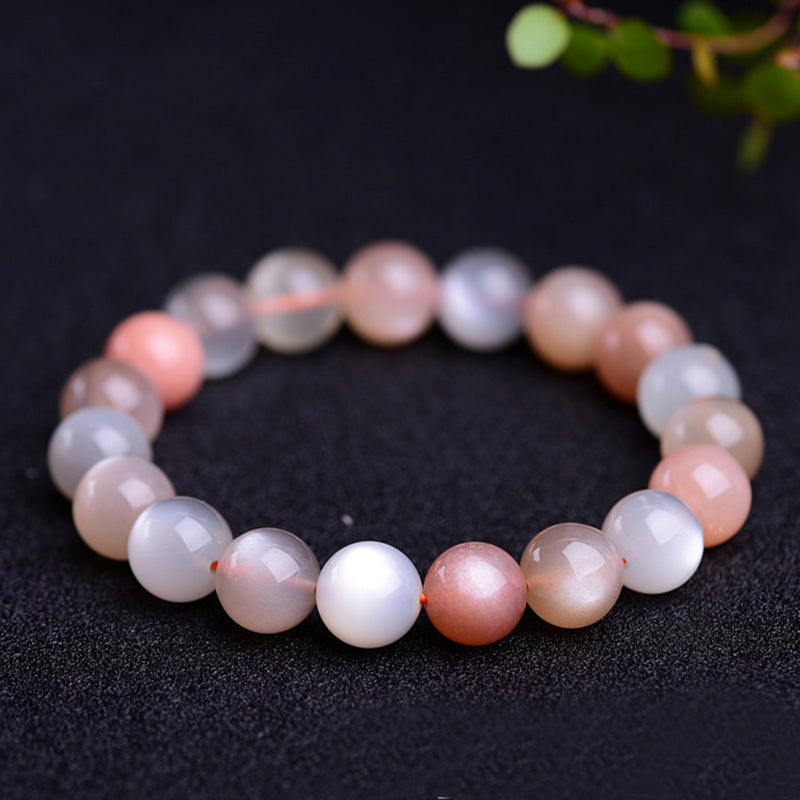 Fortune Jewel Natural Moonstone Wealth Positive Bracelet