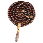Fortune Jewel 108 Mala Beads Three-eyed Dzi Bead Nine-eye Dzi Bead Jade Luck Bracelet