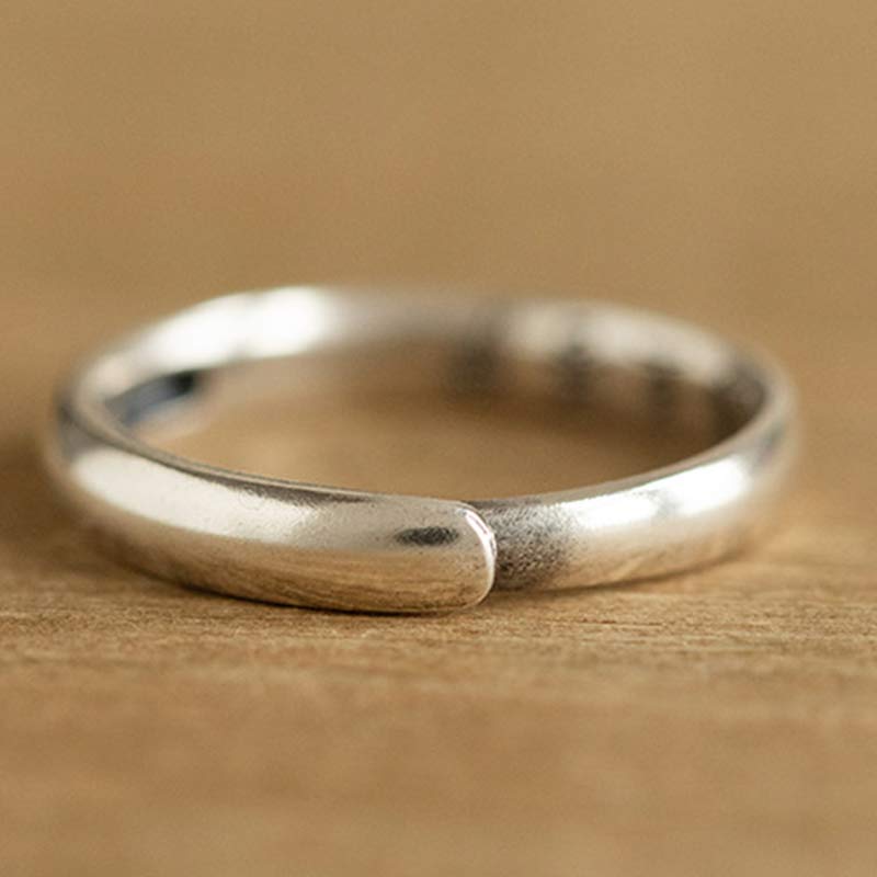 Fortune Jewel 925 Sterling Silver Chinese Zodiac Natal Buddha Blessing Couple Ring