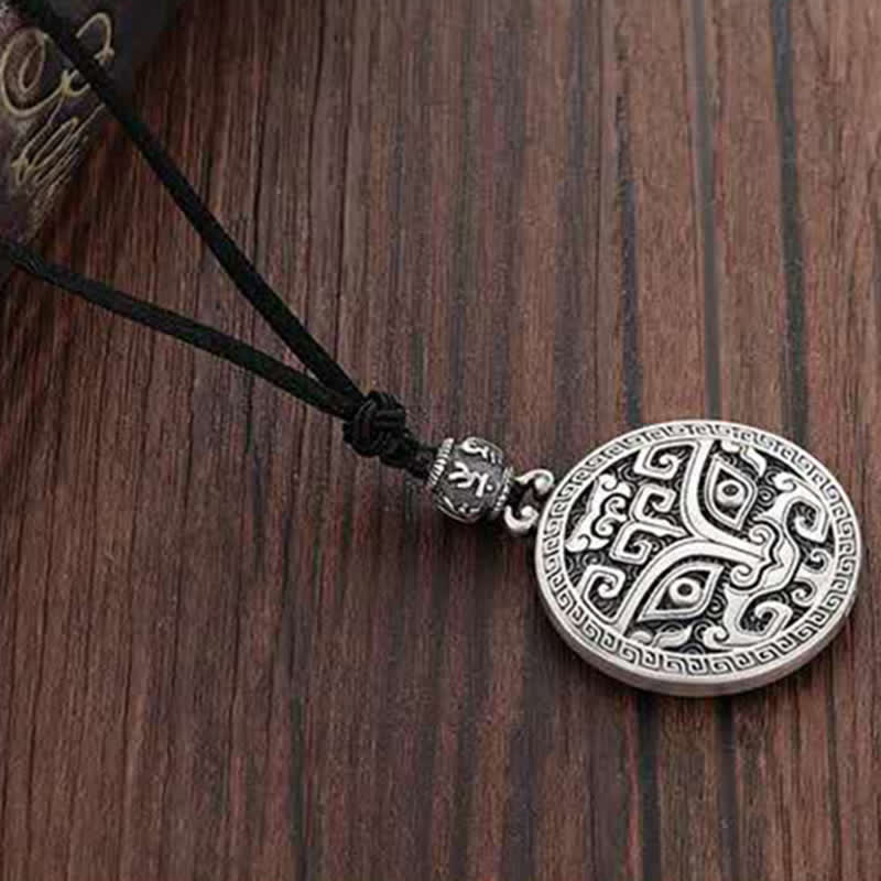 Fortune Jewel Lucky FengShui Mythological Creature Taotie Wealth Necklace Pendant