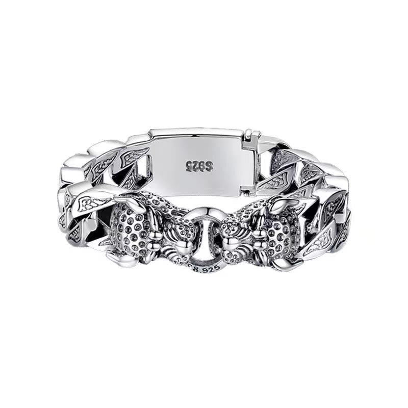 Fortune Jewel Leopard Pattern Healing Balance Chain Bracelet