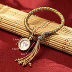 Fortune Jewel Handmade Tibetan Five God Of Wealth Dragon Scale Rope Luck Braid Bracelet