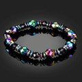 Buddha Stones Rainbow Hematite Wellness Bracelet
