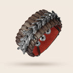 Fortune Jewel Dragon Leather Protection Weave Bracelet Fortune Jewel