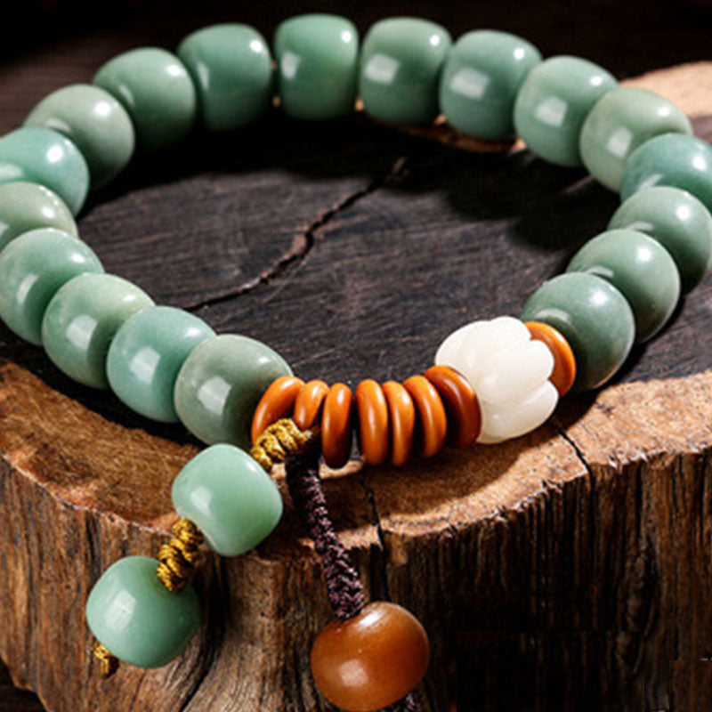 Fortune Jewel Cyan Bodhi Seed Success Bracelet