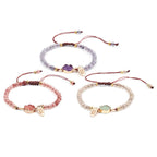 Fortune Jewel Natural Crystal Charm Lucky Healing Bracelet