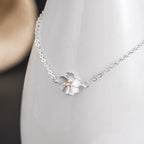 Fortune Jewel 925 Sterling Silver Cherry Blossom Blessing Chain Bracelet