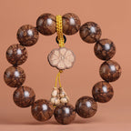 Fortune Jewel Plum Blossom Wood Inner Peace Bracelet