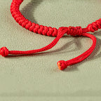Fortune Jewel Handmade Natural Jade PiXiu Protection King Kong Knot Braided String Bracelet