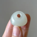 Fortune Jewel Natural Jade Luck Prosperity Necklace Pendant (Random Color)