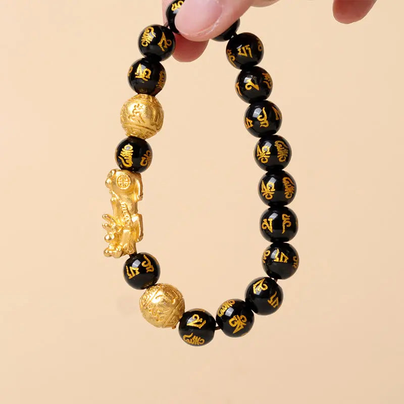 Fortune Jewel "Blessings of Protection to Attract Wealth" PiXiu Bracelet Includes Gift Message Card Fortune Jewel