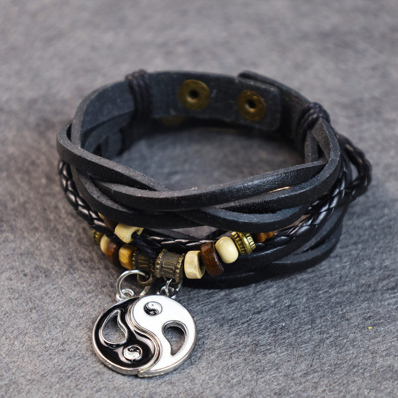 Yin Yang Pendant Couple Balance Bracelet Fortune Jewel
