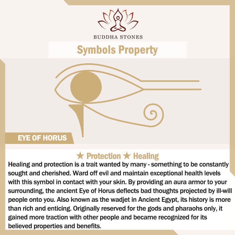 Fortune Jewel Eye Of Horus Protection Copper Cuff Bracelet Bangle