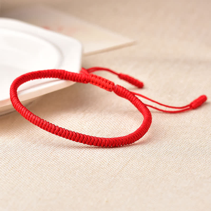 Fortune Jewel Tibetan Lucky 3 Combination Sets Red String Bracelet
