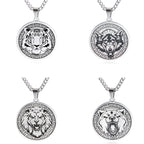 Fortune Jewel Animal Titanium Steel Chain Necklace Protection Pendant