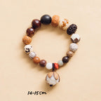 Fortune Jewel Bodhi Seed Lotus Wisdom Peace Wrist Mala Bracelet