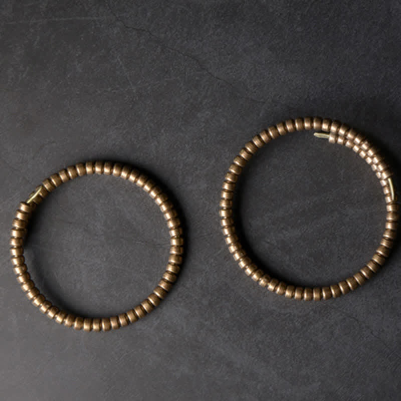 Fortune Jewel Vintage Design Copper Balance Adjustable Cuff Bracelet