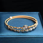 Fortune Jewel Moonstone Healing Love Bracelet Bangle